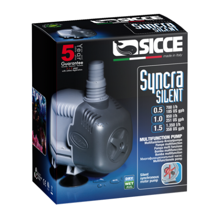 Syncra Silent 0.5 700l / H SICCE pump (Schuko socket)