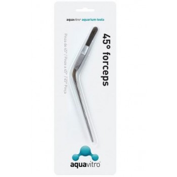 Aquavitro Forceps 45° 1/4 20cm