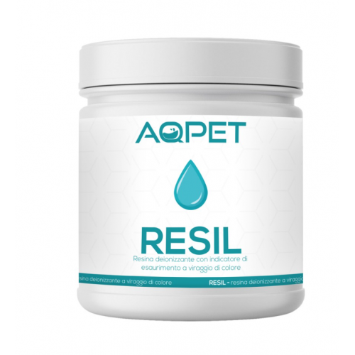 AQpet resil resina deionizzante a viraggio di colore premium