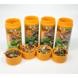 Tortoise Menu JBL - Assortimento di mangime di 4 varietà per tutte le tartarughe di terra