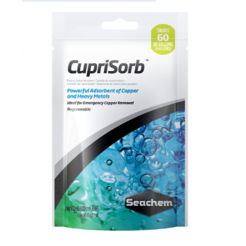 Cuprisorb, absorbs copper and heavy metals - Seachem