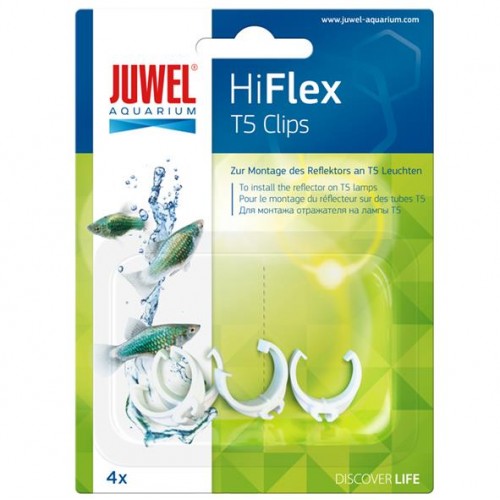Juwel HiFlex T5 16 mm Spare Clips 4 pcs