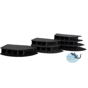 Slate Hotel Angular Tane Oriented on the left - Ceramic...