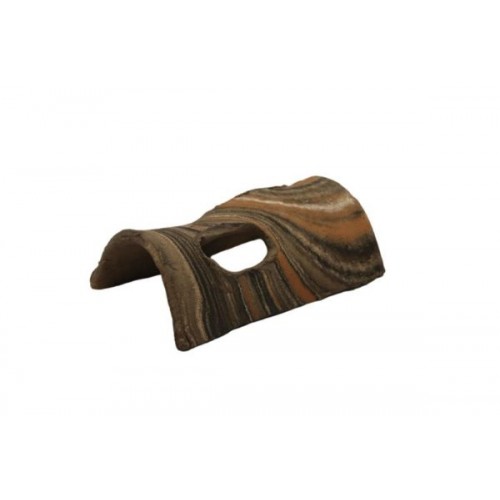 Half-Log Mixcolour - tane a forma di mezzo tronco colorato Ceramic Nature
