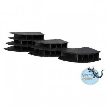 Slate Hotel Angular Tane Oriented to Right - Ceramic Nature