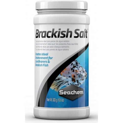 Brackish Salt Seachem sali sani per cambio d'acqua, crea l'ambiente ideale per i pesci d'acquario