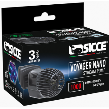 Voyager pump Nano 1000 and 2000 Sicce
 L/h-1000