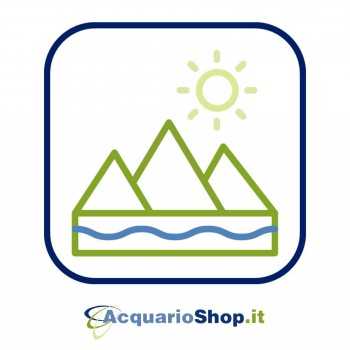 Transparent angular support for glass cover for ego aquariums - Newa