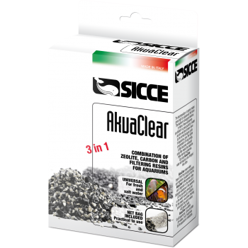 Zéolite, charbon et résines Akuaclear - Sicce