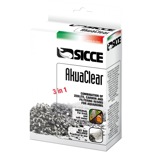 Zéolite, charbon et résines Akuaclear - Sicce