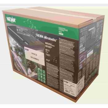 Glass tank with frames for Mirabello 60/70 Aquariums - Newa