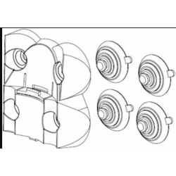 Support with Shark ADV suction cups - Sicce