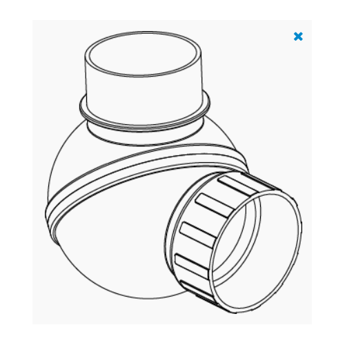 Connexion conjointe 1 "1/2 m / F EKO Power - SICCE