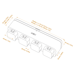 Reef Factory Dosing Pump Pro X4 - pompe dosometriche Wi-Fi