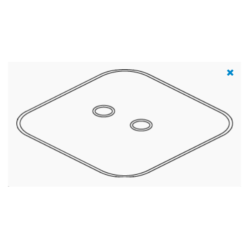 O-ring kit (cover + in-out) Whale 120,200 - SICCE