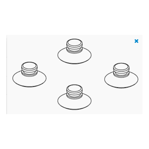 Replacement suction cups for SICCE SYNCRA NANO...