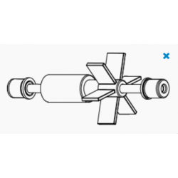 Rotor with steel shaft and Syncra 2.0 rubbers - Sicce