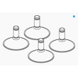 Syncra 2.0,5.0 Suction Cups - Sicce