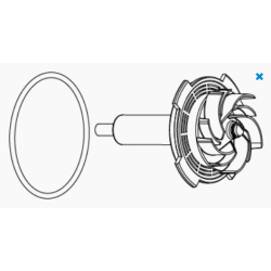 Rear bushing + hook Syncra ADV 7.0,9.0 - Sicce