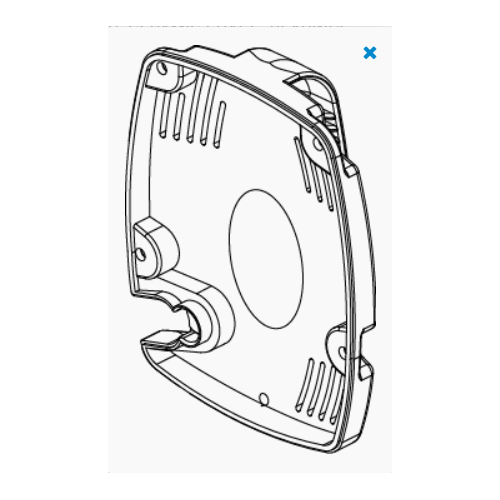 Closure cover with Handle Syncra HF - SICCE