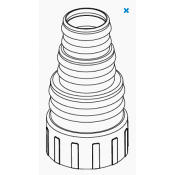 Porta gomma 1"1/2 EU D.40/32/25+Orging Syncra HF - Sicce