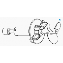 Rotor with ceramic post Voyager HP 10 - SICCE