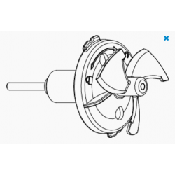 Rotor with Xstream 6500 steel post - SICCE