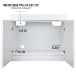 Marine aquarium Amtra Station Tank reef mobile white