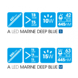 LED bleu foncé, lampes à LED pour aquariums marins - Askoll