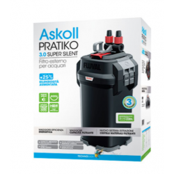 Pratiko 200 3.0 super silent, external filter for aquariums - Askoll
