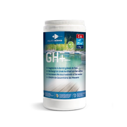 GH +, augmente la dureté totale de l'eau -...