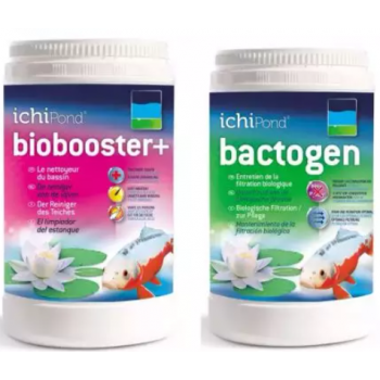 Duo pack, antialghe+batteri per laghetto - Aquatic science