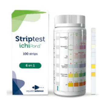 Test de bande, Valeurs mesurées GH, KH, PH, CI2, NO2, NO3...