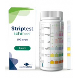 Strip Test, Measured Values GH, KH, PH, CI2, NO2, NO3 - Aquatic Science Ichipond