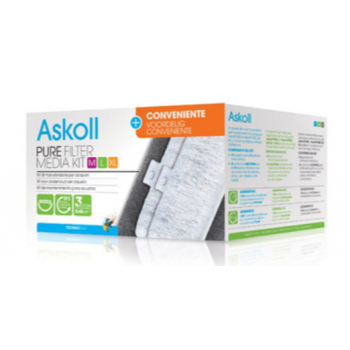 Filter media kit M/L/XL, Pure aquarium kit - Askoll