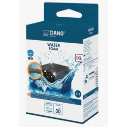 Water Foam XL Black, coarse sponge for cyan filters - Askoll