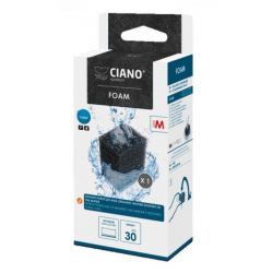Ciano Foam Size M - Cartuccia Filtrante di Ricambio per Filtri CF80 30 PPI per Filtrazione Meccanica Acquario