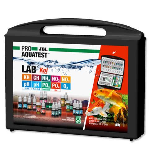 Proaquatest Lab Koi, Professional test briefcase to perform water analysis in koi carpe pond - JBL