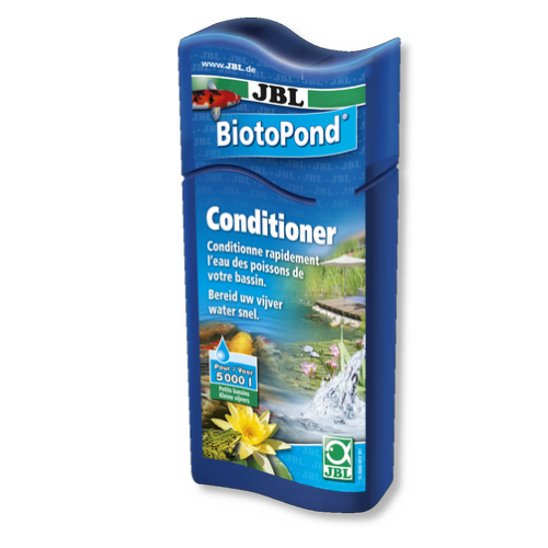Biotopond, water conditioner for preparing a...