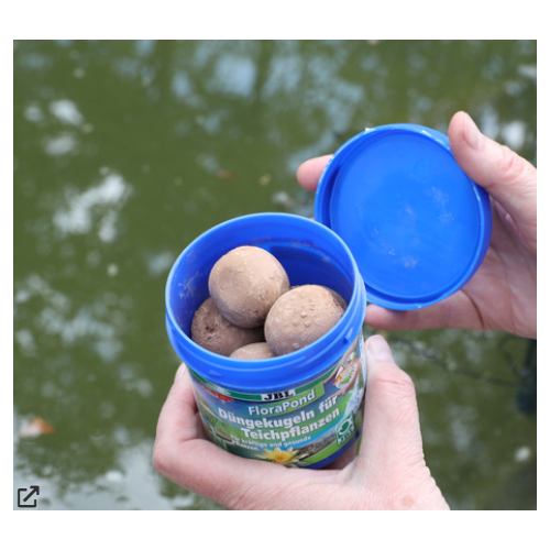 Florapond, fertilizer spheres for pond plants...