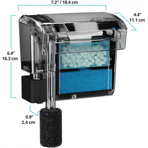 Aqua Clear 50 filtro zainetto Fluval