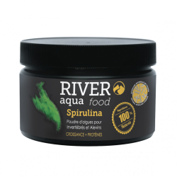 Spirulina Powder, algae powder for invertebrates and fry - River Aqua Food