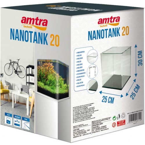 NANOTANK 20 with lid - AMTRA