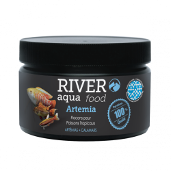 Artemia Flakes, food in saline artemia - River Aqua Food