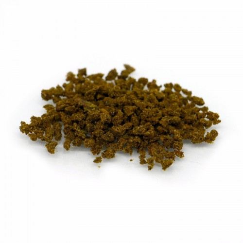 Color pellets, granulated food to enhance the...