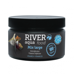 Mix Large, mangime con vitamine per pesci tropicali grandi - River Aqua Food