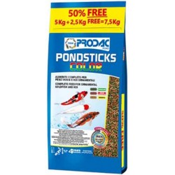 Prodac Pond Color Stick All Season MANGIME 5 kg + 2.5 Free Carpe Koi Fish
