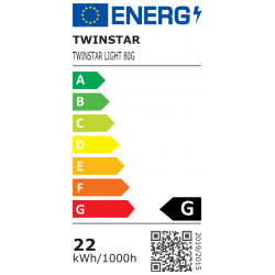 Twinstar Light 100 G + Series I (2025) - Waterproof RGBW LED ceiling light for freshwater aquariums of 95.9-128 cm with controll