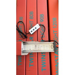 Twinstar B-Line 60 B II Série (extension 60-75cm) - Plafonnier à LED extensible avec gradateur pour aquariums d'eau douce