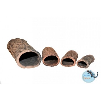 Tana tinta legno - grotta per allevamento loricaridi Ceramic Nature